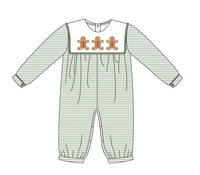 Boys Gingerbread Jubilee Romper - ETA OCTOBER