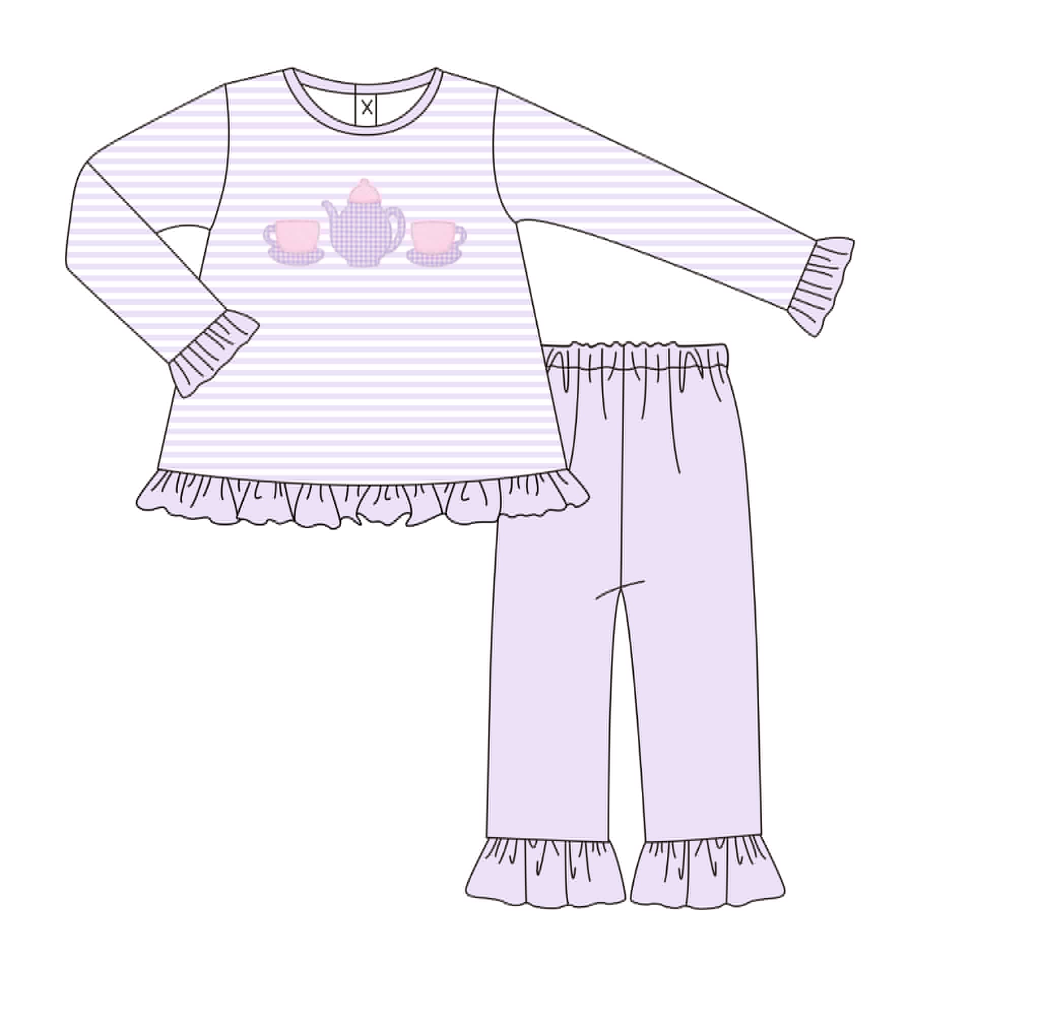 Girls Tea Time Pant Set - ETA NOVEMBER