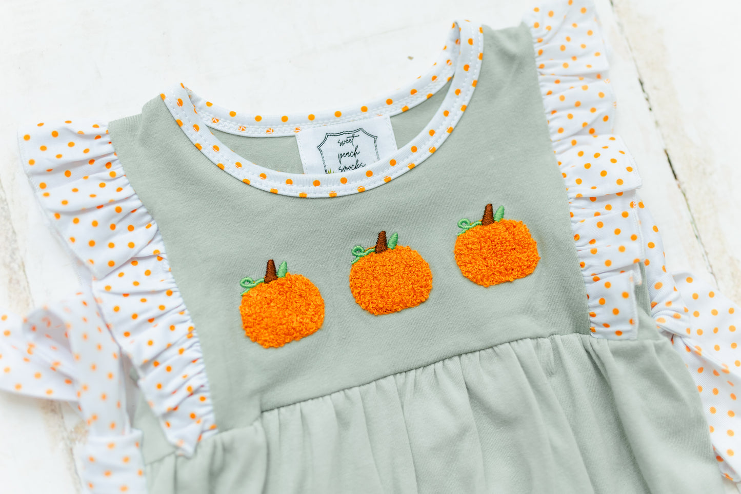 Falling For French Knots - Girl Dress