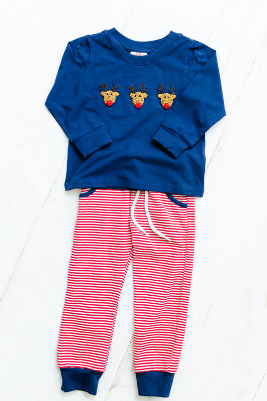 Rudolph is the Real MVP - Boy Jogger Set