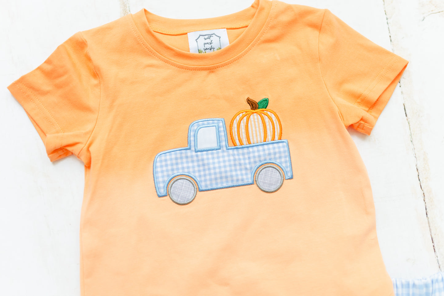 Truck Load of Pumpkins - Boy Short Set