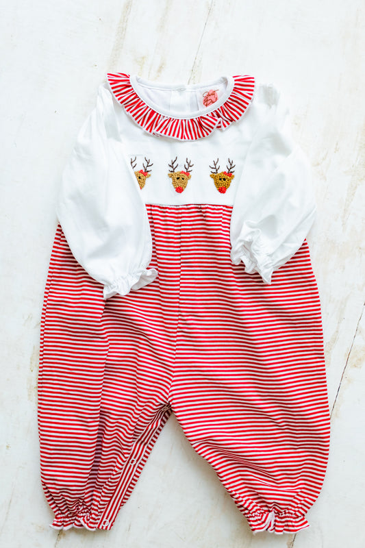 Rudolph is the Real MVP - Girl Romper