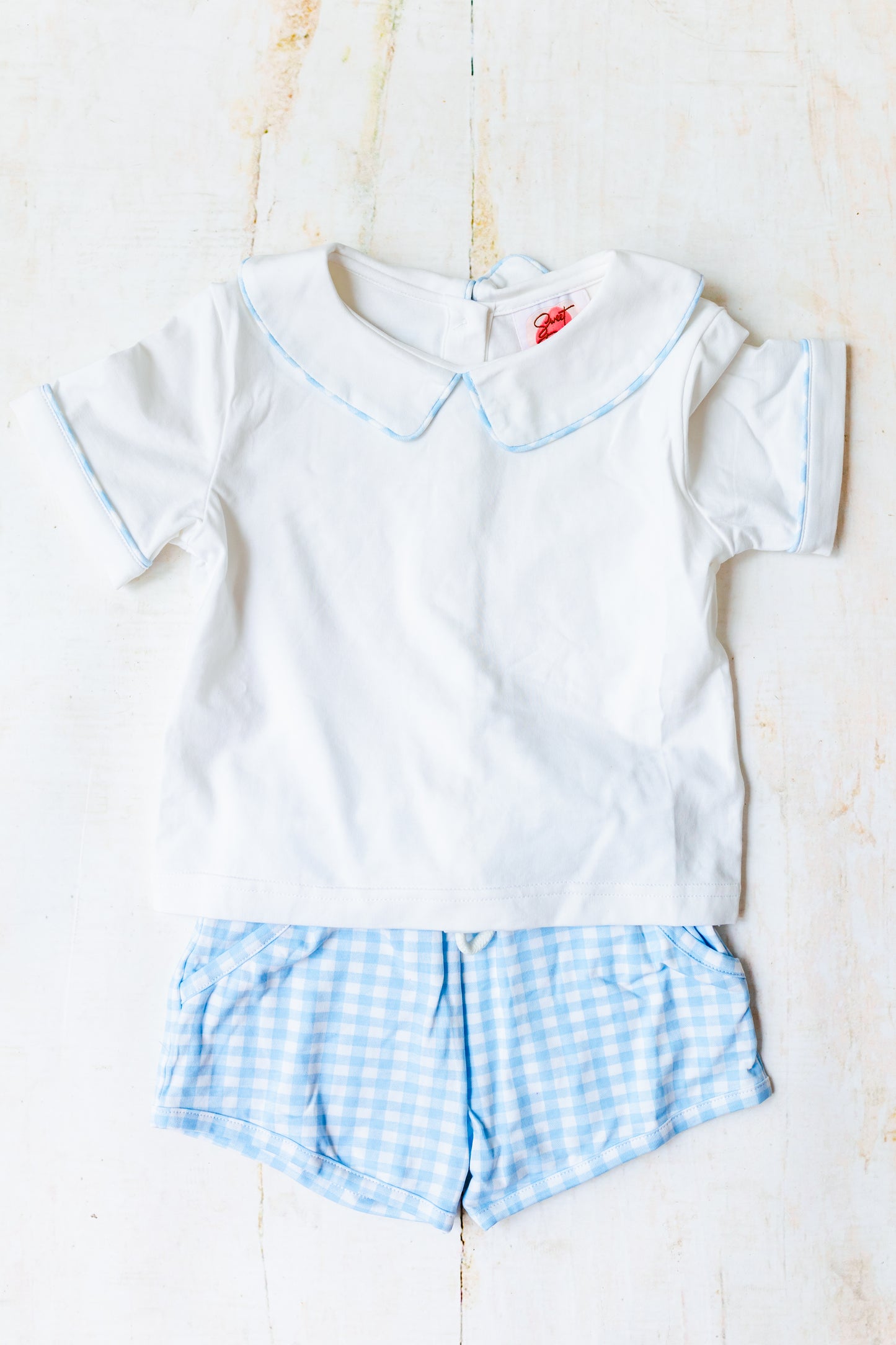 Gingham for the Gang - Boy Short Set