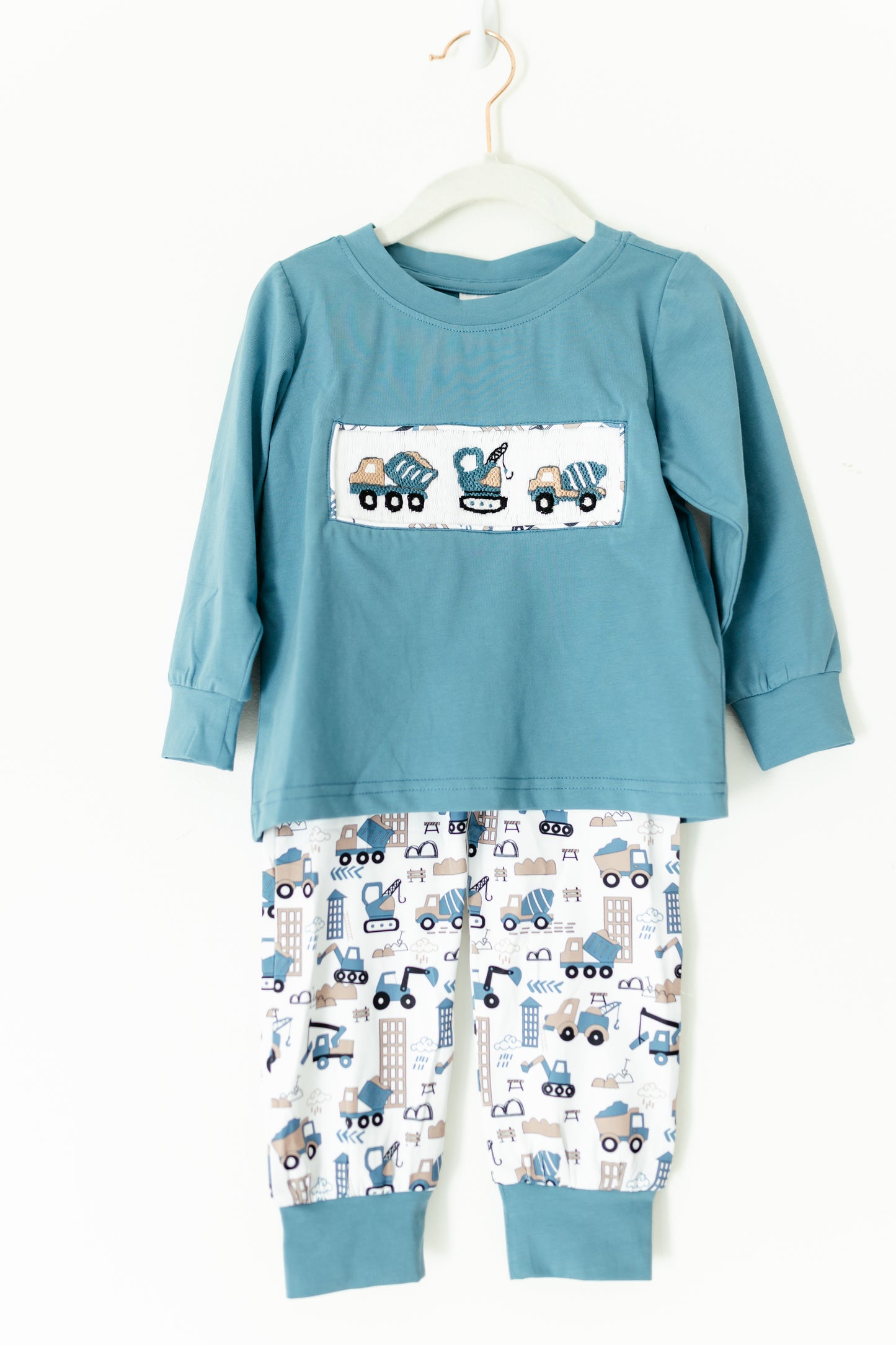 Dump Truck Boy Pant Set