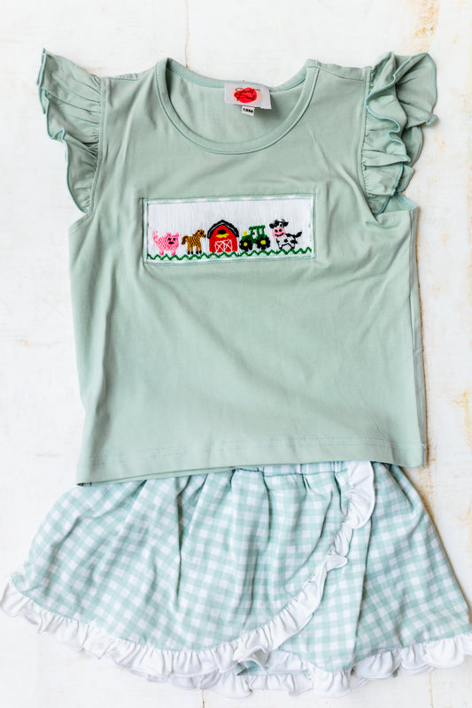 Welcome to the Farm - Girl Skort Set