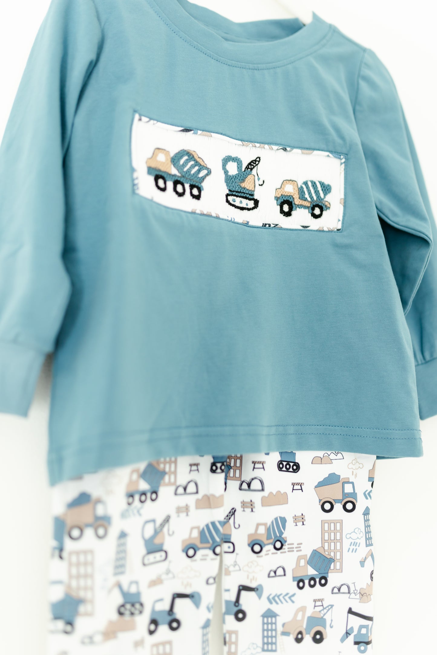 Dump Truck Boy Pant Set