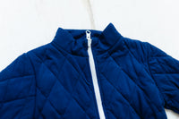 Navy Quilted Jacket