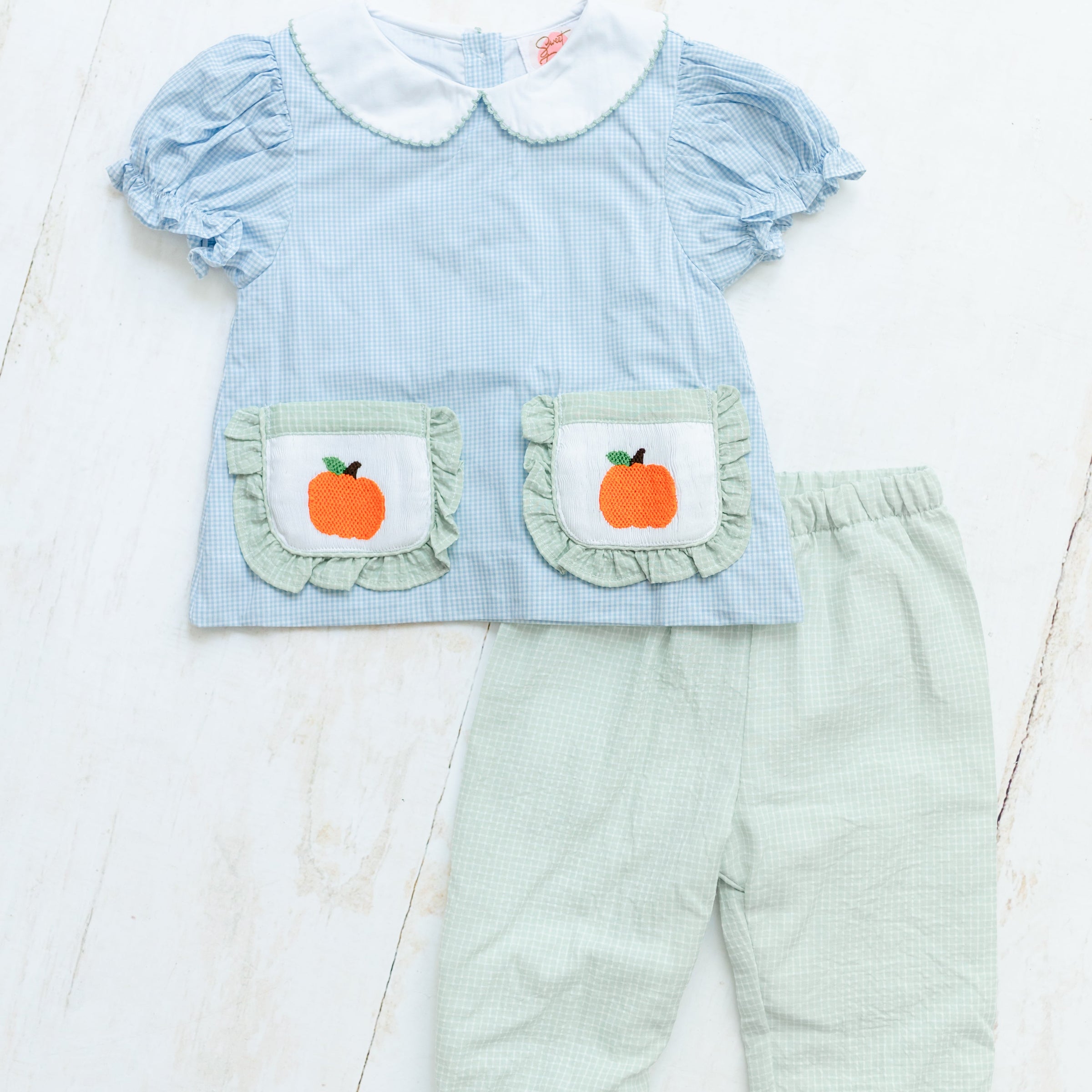 Smock Pocks - Girl Pant Set
