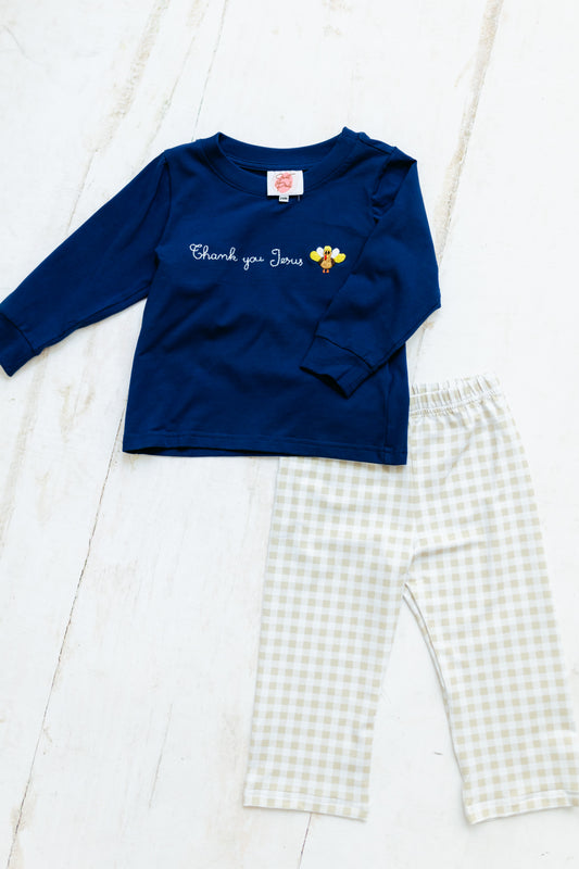 Thank You Jesus - Boy Pant Set