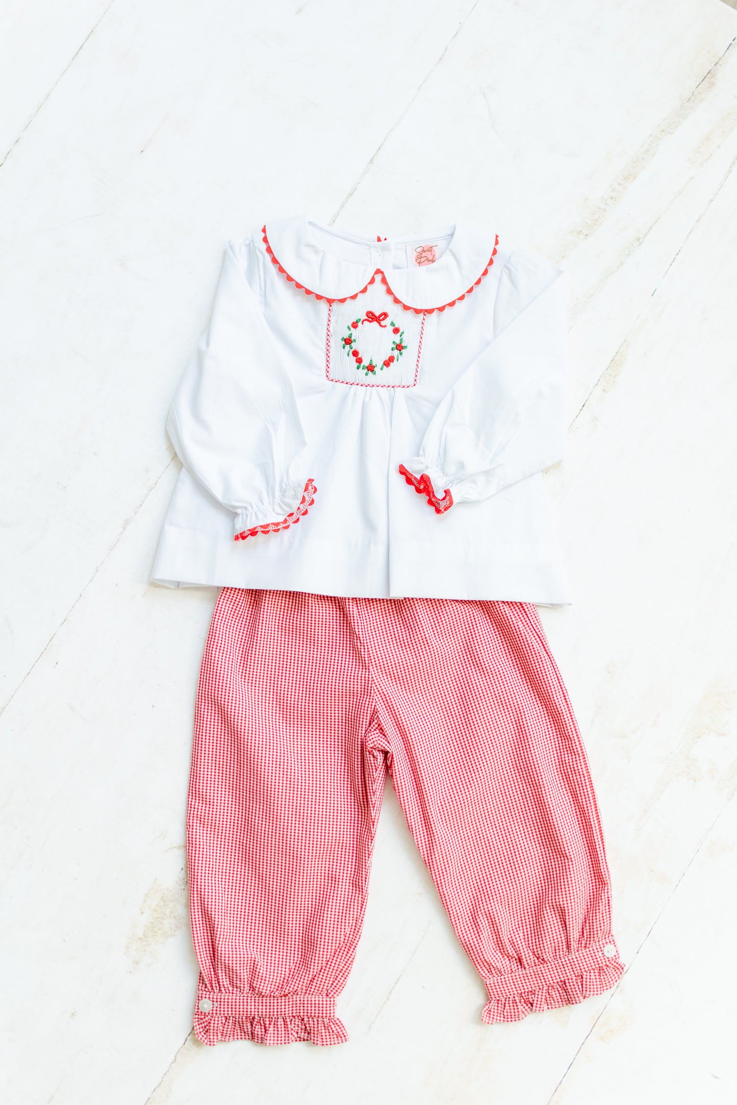 O Christmas Wreath - Girl Pant Set