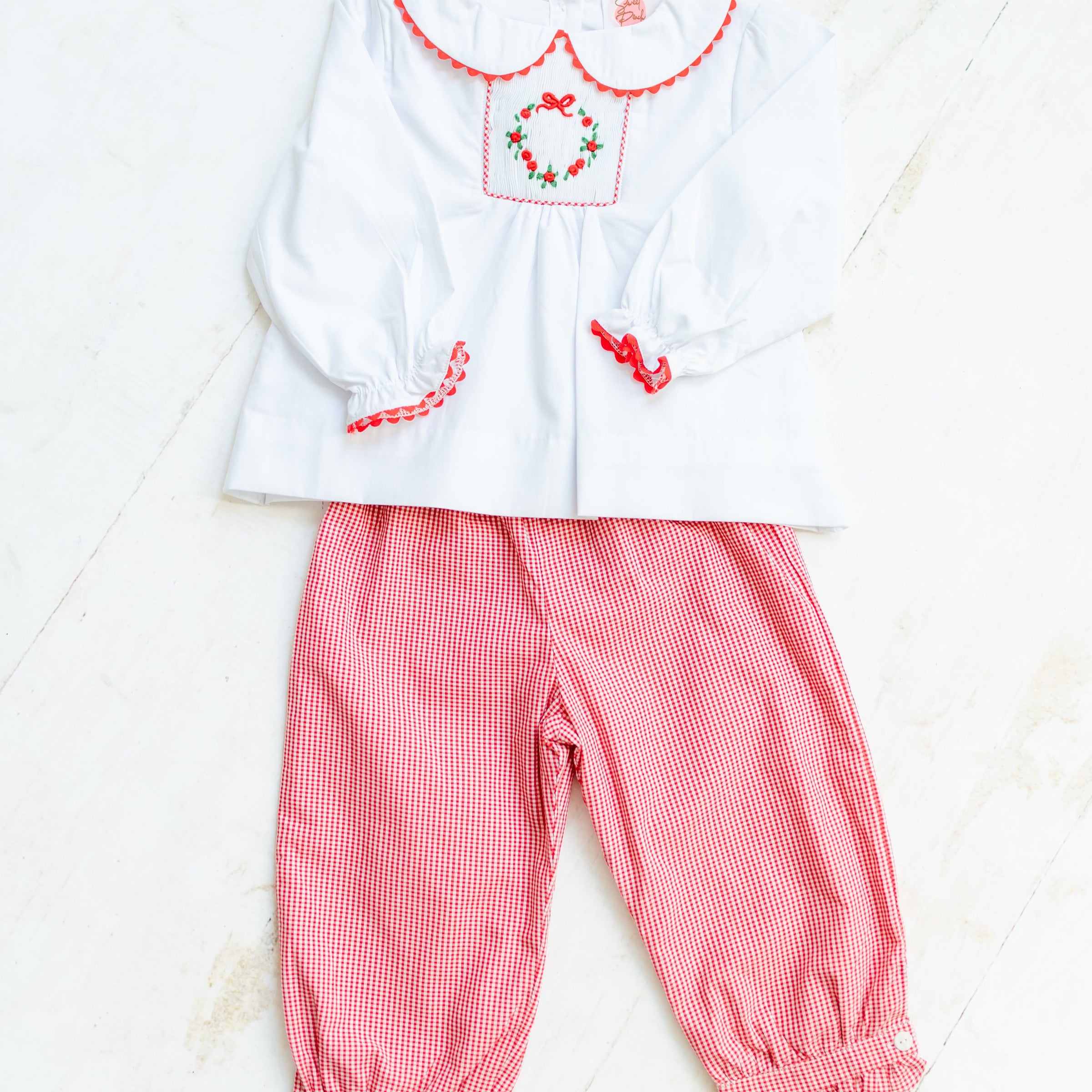O Christmas Wreath - Girl Pant Set