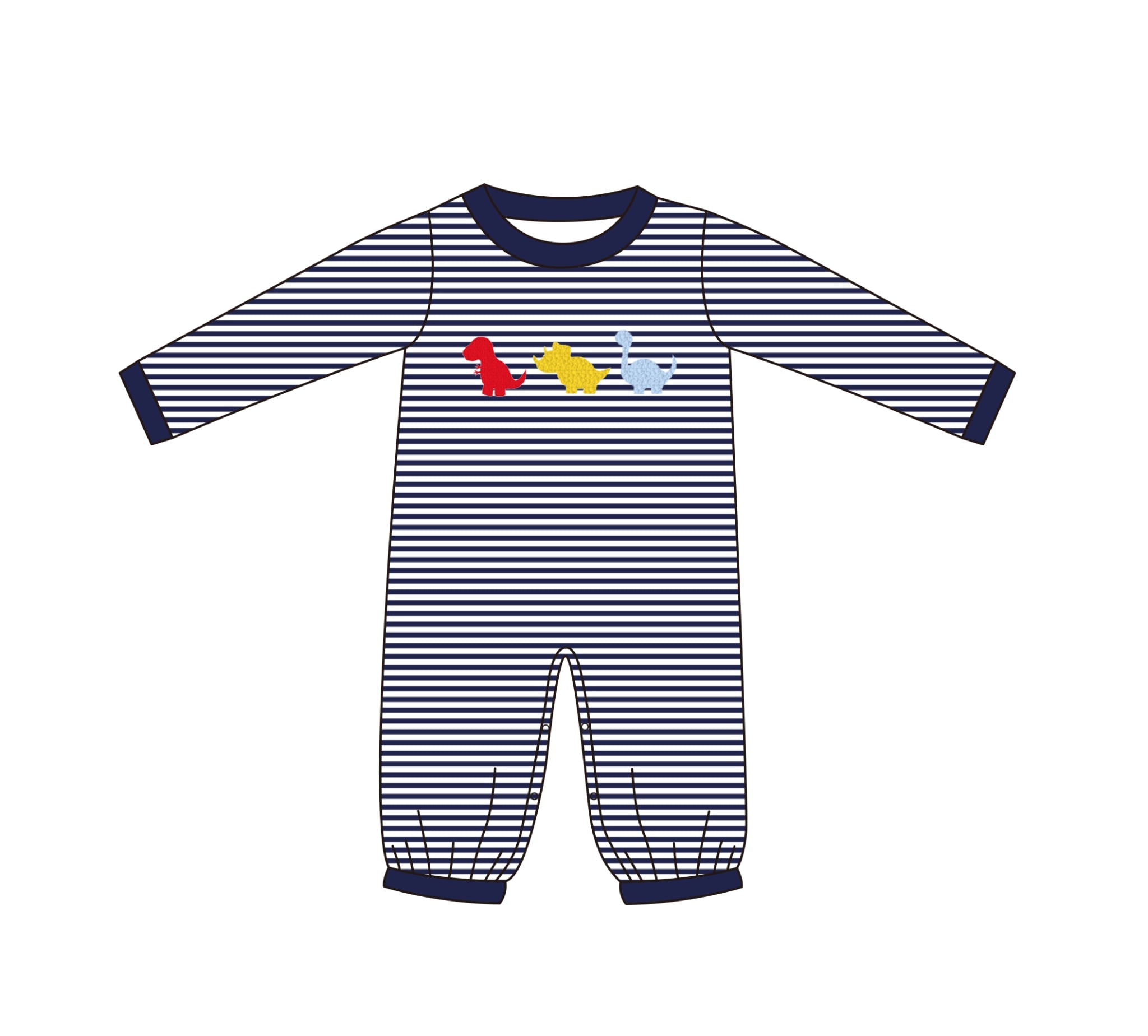 Ribbons & Roars Boys Romper - ETA JANUARY