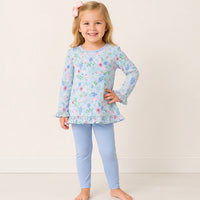 Winter Time Blues Girls Multicolor Floral Set - ETA DECEMBER