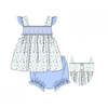Just Keep Swimmin' Smocked Bloomer Set