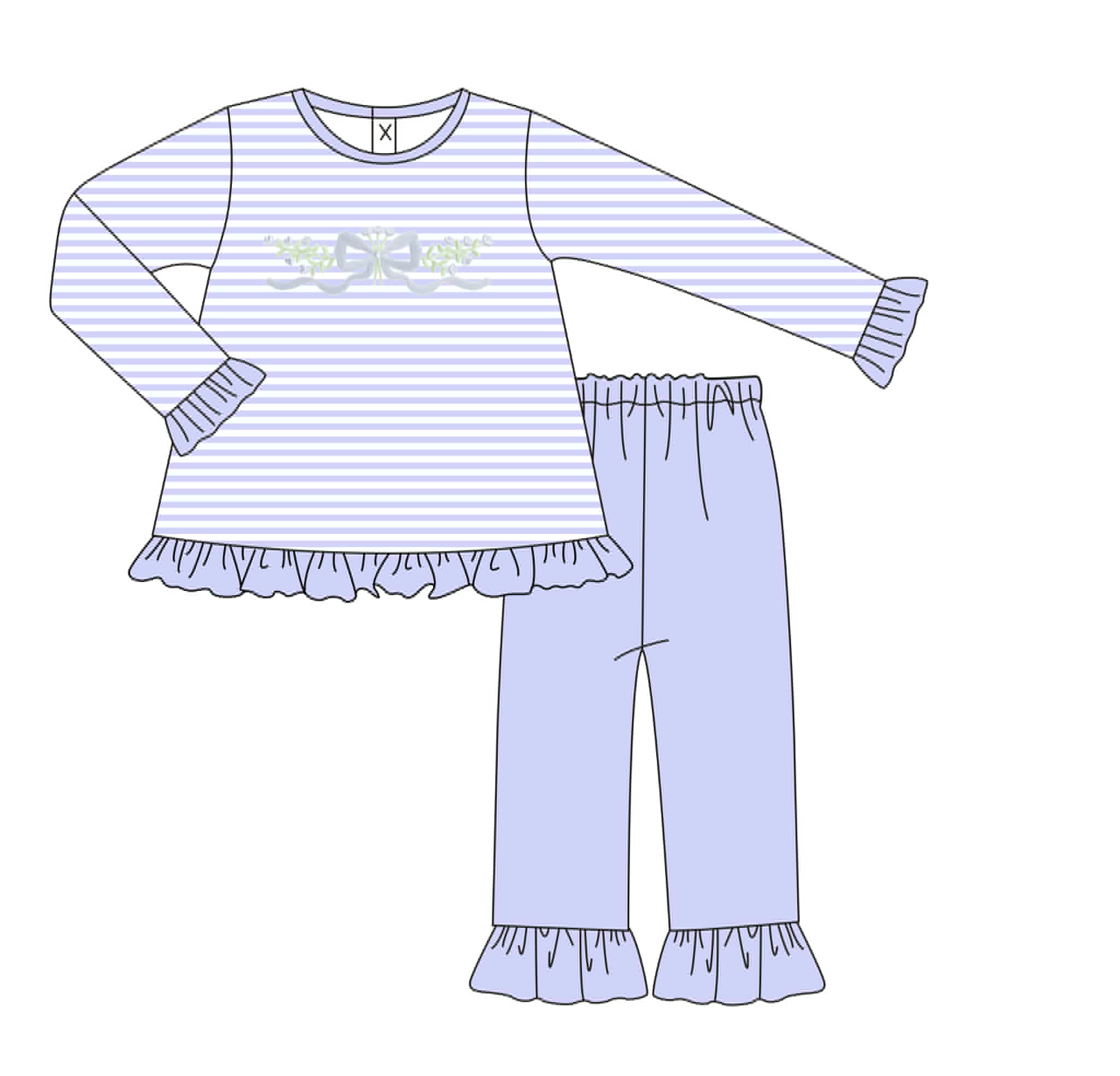 Girls Bow Pant Set - ETA NOVEMBER