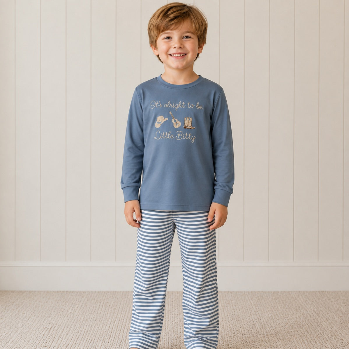 It's Alright to be Itty Bitty Boys Pant Set - ETA JANUARY