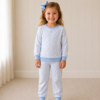 Comfy Club Baby Blue Floral Set - ETA JANUARY