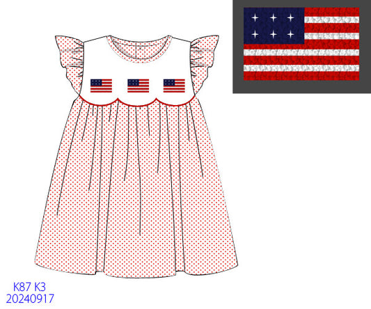 Born in the USA Girls Dress