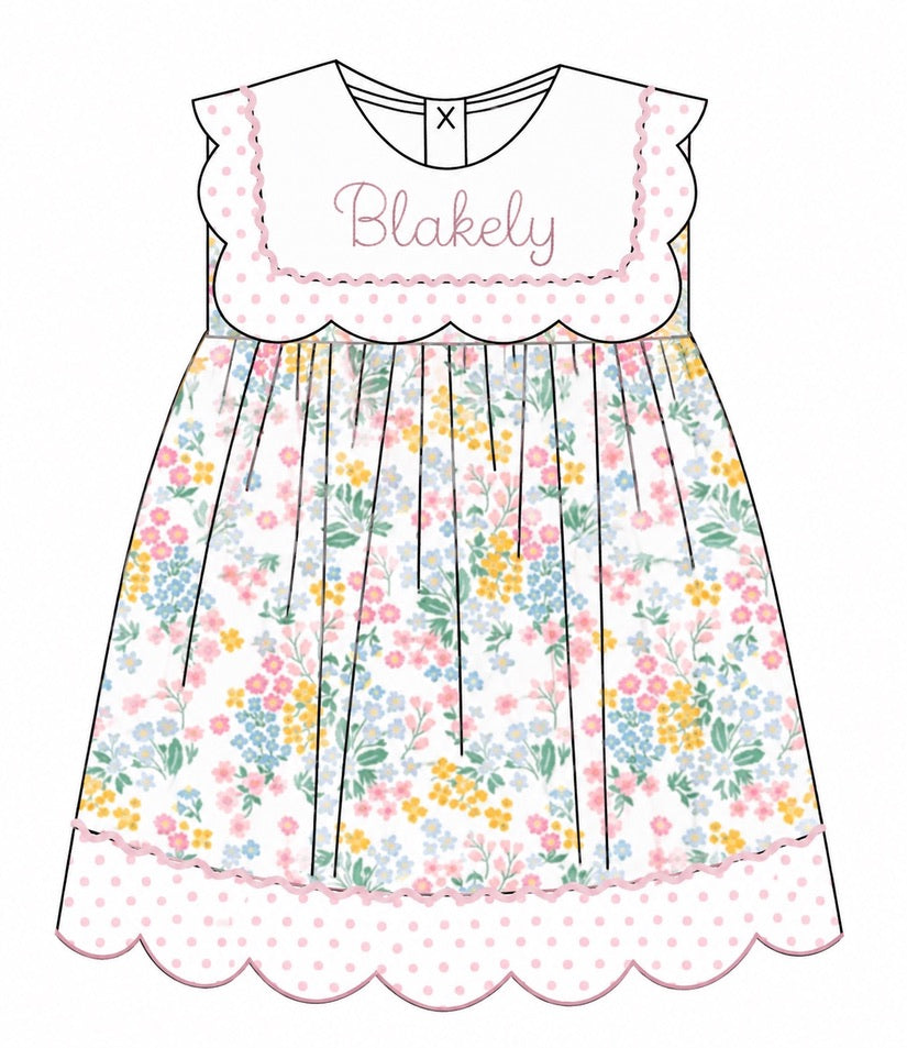 Wildflower Wishes Dress with Monogram Option  - ETA FEBRUARY