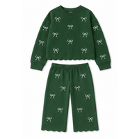 Girls Green Little Bow Set - ETA DECEMBER