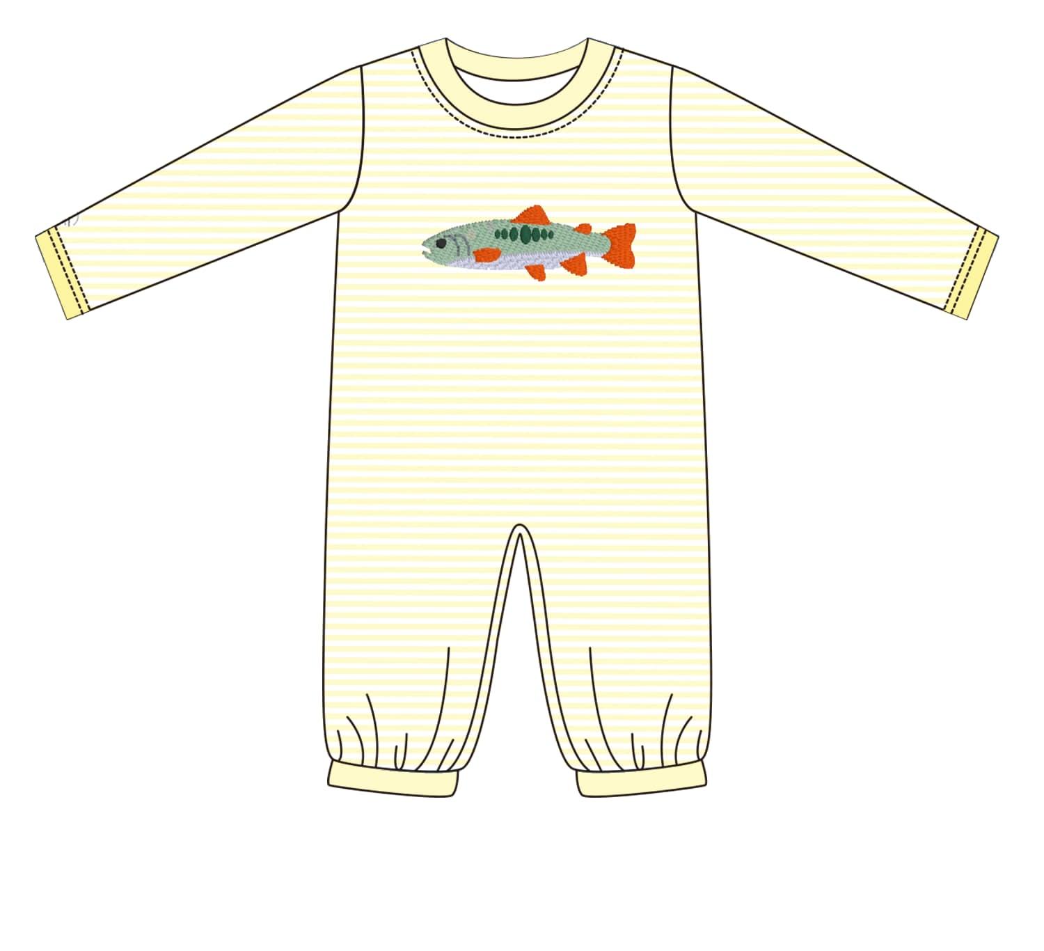 Boys Fish Romper - ETA NOVEMBER