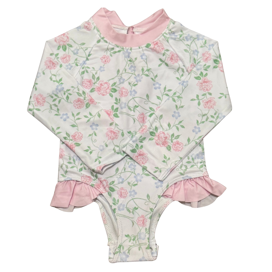 A Garden & A Gaggle Girls 1-Piece Swimsuit