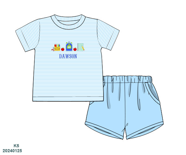 Schoolyard Classics Boys Shorts Set - ETA JULY