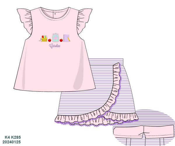 Schoolyard Classics Girls Skirt Set - ETA JULY