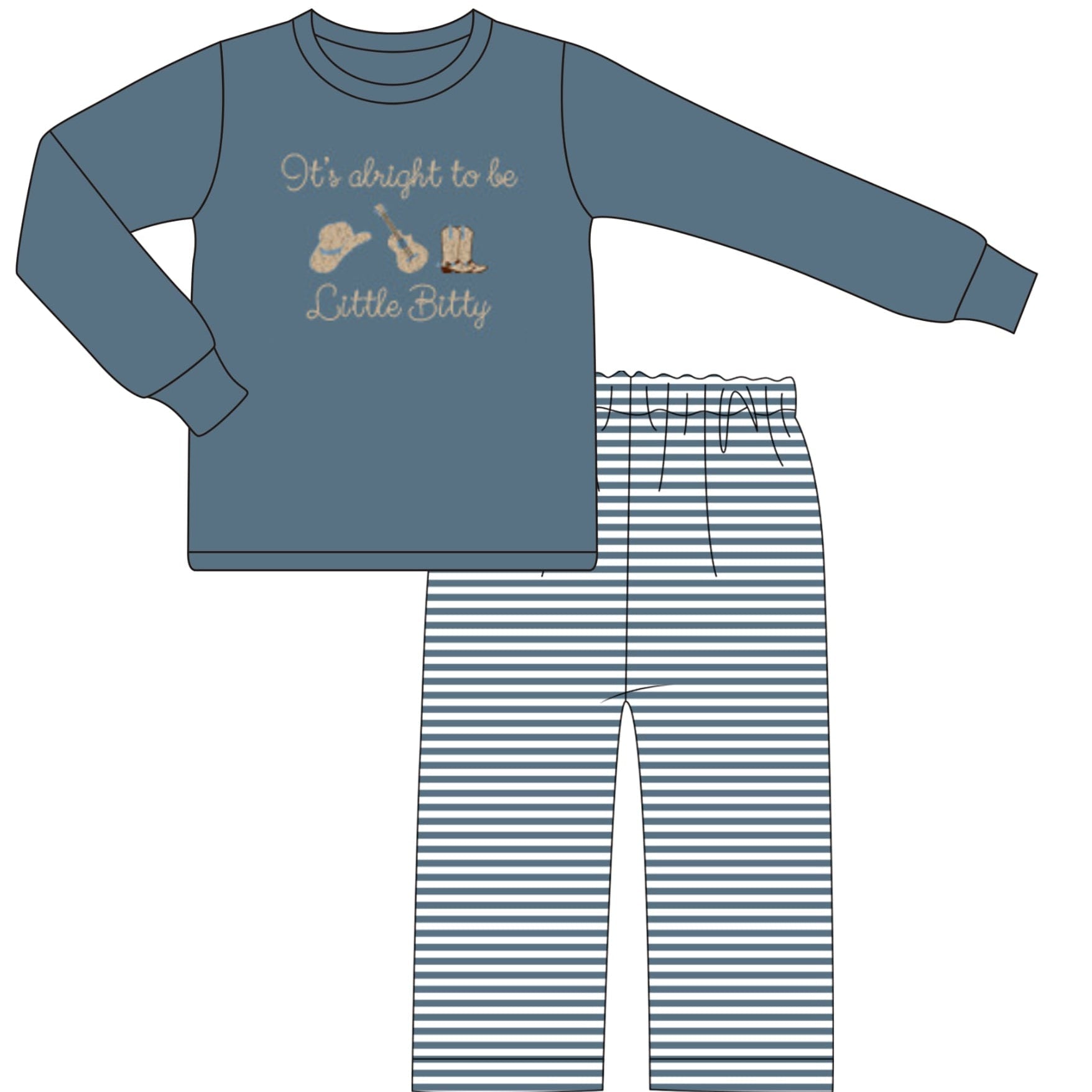 It's Alright to be Itty Bitty Boys Pant Set - ETA JANUARY