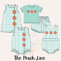 Boys Peach Shorts Set - ETA MAY