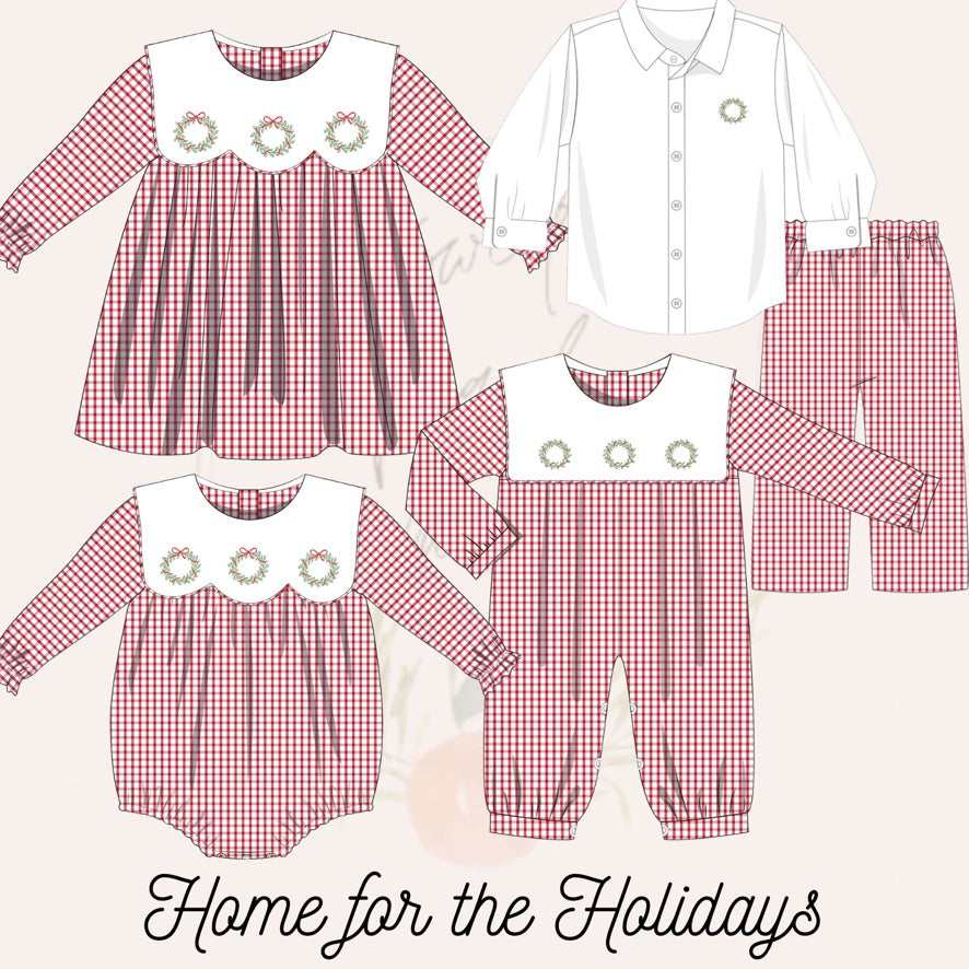 Home for the Holidays Girls Bubble - ETA OCTOBER
