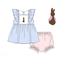 Here Comes Peter Cottontail Girls Bloomer Set