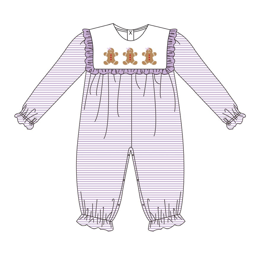Girls Gingerbread Jubilee Romper - ETA OCTOBER