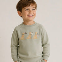 Field & Feather Green Dog Sweatshirt - ETA DECEMBER