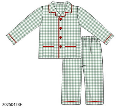 Gingham All the Way Loungewear Set
