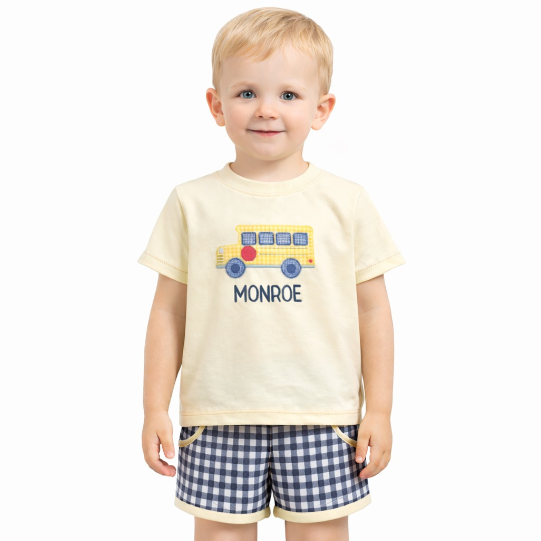Bus Stop Cuties Boys Shorts Set - ETA JULY