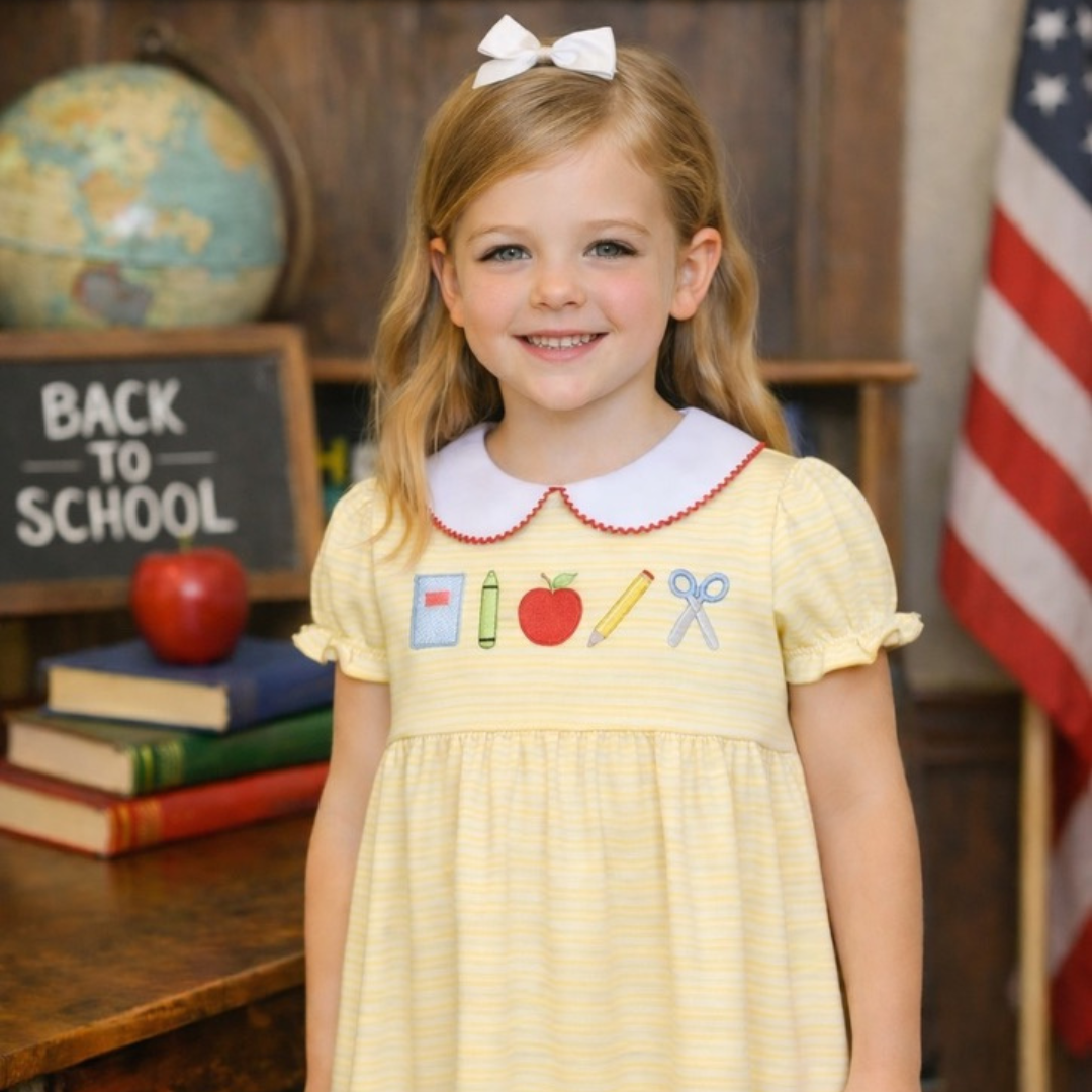 Schoolhouse Girls Dress - ETA JULY
