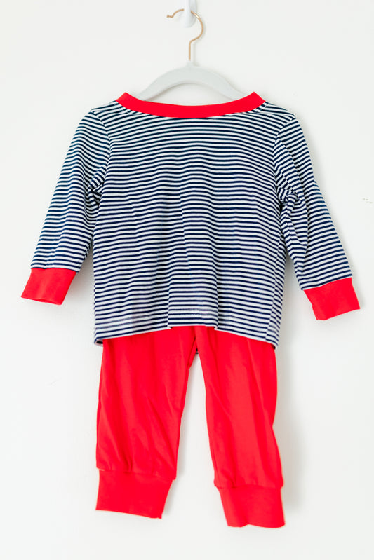 Striped and Ready Boy Jogger Set