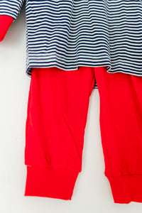 Striped and Ready Boy Jogger Set