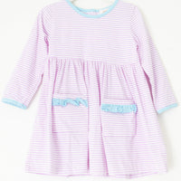 Striped and Ready Girl Dress