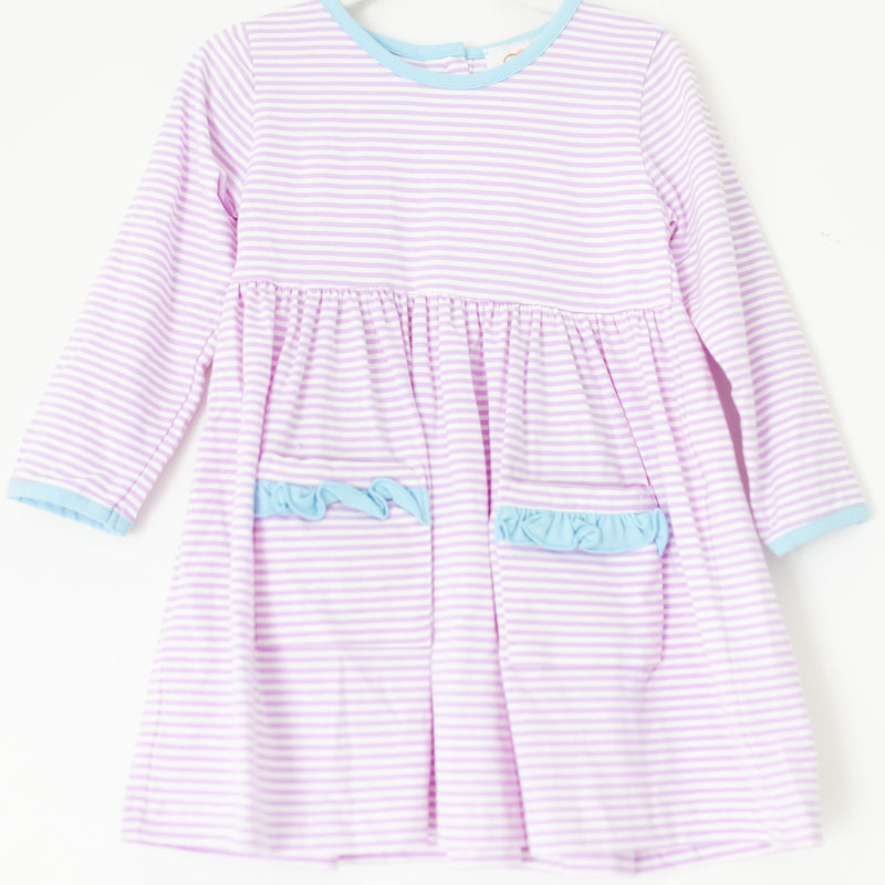 Striped and Ready Girl Dress
