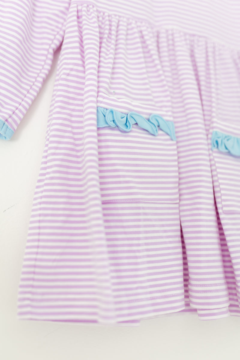 Striped and Ready Girl Dress