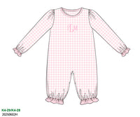I'm Just a Girl Pink Knit Romper - NO MONO