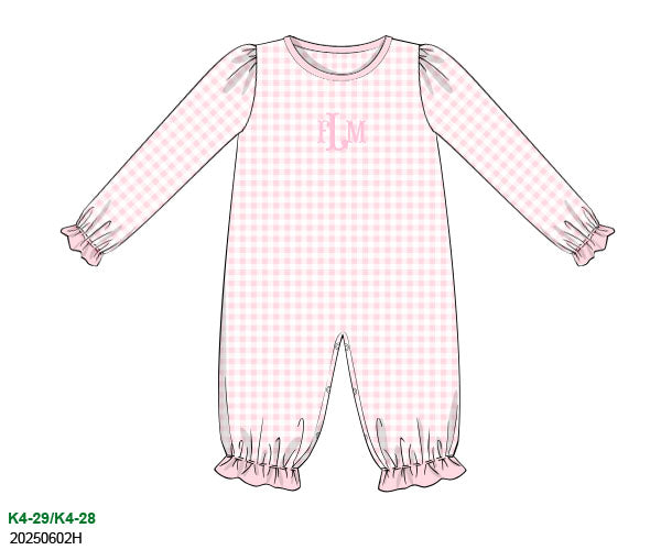 I'm Just a Girl Pink Knit Romper - NO MONO