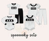 Spooky Girls Ghost Pants Set