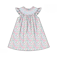 Floral Fun in the Sun Smocked Dress