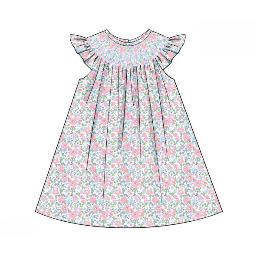 Floral Fun in the Sun Smocked Dress