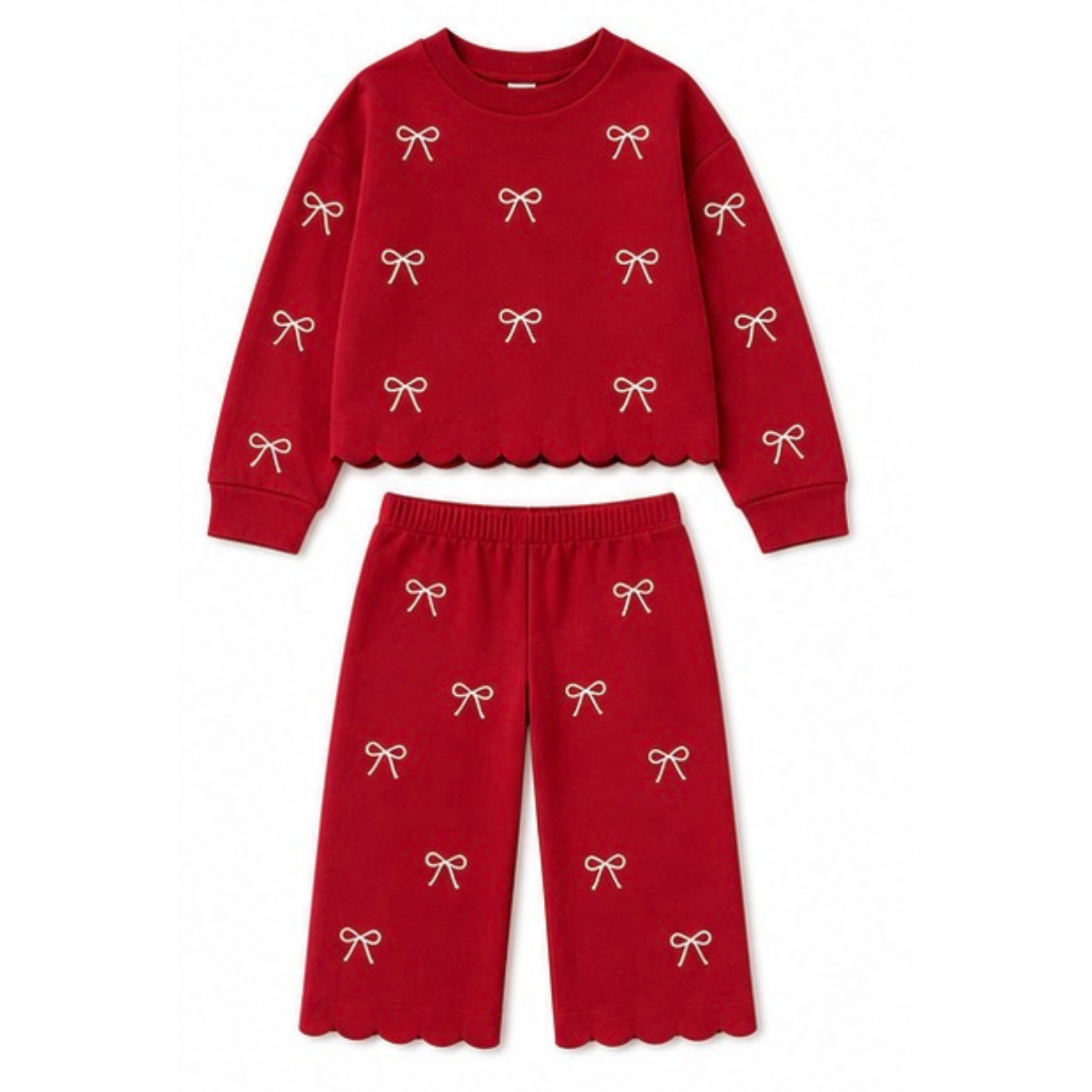 Girls Red Little Bow Set - ETA DECEMBER