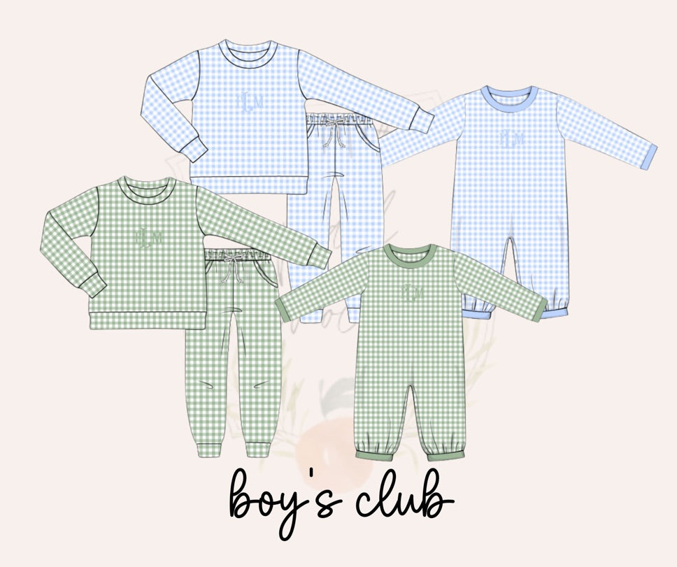 Boys Club Blue Knit Set - NO MONO