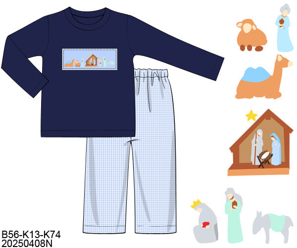 Little Nativity Scene Boys Set